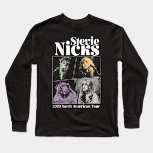 Stevie Nicks Vintage Rock Music 2023 Tour Live in Concert Long Sleeve T-Shirt